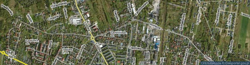 Zdjęcie satelitarne Moniuszki Stanisława ul.